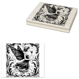 Gouache Whimsy: Gouache Valentijn Fairy Rubberstempel