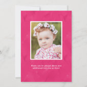 Goud 1e verjaardag Luau Party Uitnodigingen (Achterkant)