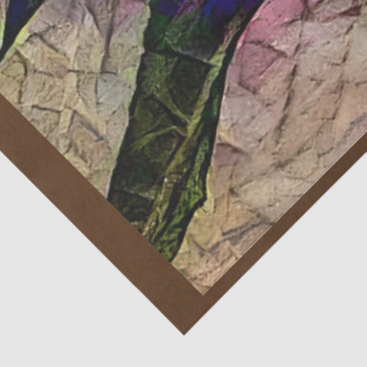 Goud 2 Zonnebloemen Elegant Collectie Tissuepapier (Detail)