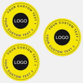 Goud 30 Waterdichte Stickers | Aangepast Zakelijk