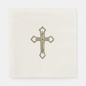 Goud 3D-overzicht Servet (Voorkant)