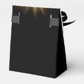 Goud 50e Verjaardagsfeest Gouden Disco Bal Bedankdoosjes (Achterkant)