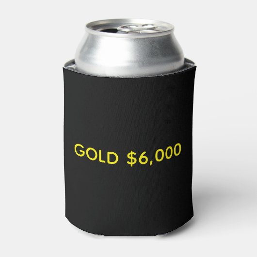 Goud $6.000 Marktviering Blikjeskoeler (Blikje Voorkant)