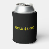 Goud $6.000 Marktviering Blikjeskoeler (Blikje Achterkant)