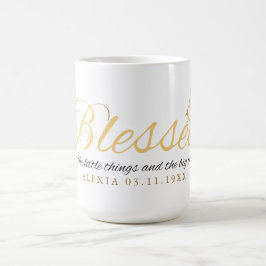 Goud Aangepaste Kalligrafie Naam Thanksgiving Gift Koffiemok