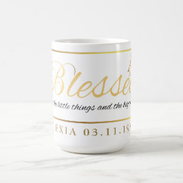 Goud Aangepaste Kalligrafie Naam Thanksgiving Gift Koffiemok