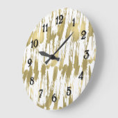 Goud Abstract Grote Klok (Hoek)