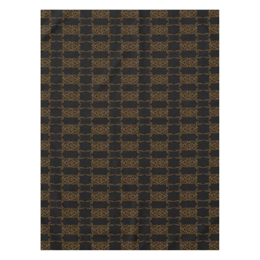 Goud, abstract ontwerp tafelkleed (Voorkant)