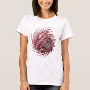 Goud ABSTRACTE KUNST EEN UNIEK ONTWERP MET EEN TWI T-shirt