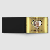 Goud afgeschuind voor altijd in onze hartbegrafeni gastenboek (Volledig)