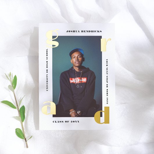 Goud Afstudeerder | Aankondiging van Folie-foto's