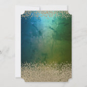 Goud Afstudeerder Pet, Gouden Diamanten Oud Groen  Kaart (Achterkant)