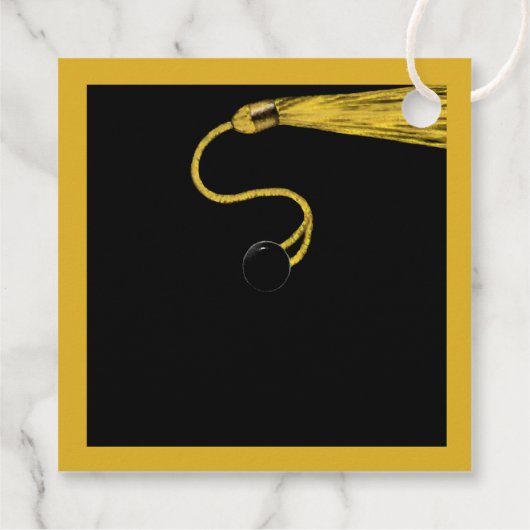 Goud Afstuderen 2025 Bedankjes Labels (Achterkant)