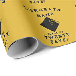 Goud Afstuderen 2025 cadeau Cadeaupapier