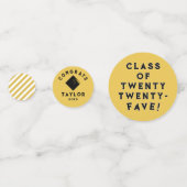Goud Afstuderen 2025 Confetti (Voorkanten)
