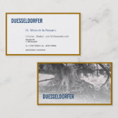Goud als kleur  visitekaartje (Voorkant / Achterkant)