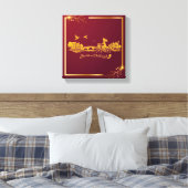 Goud Amsterdam Gebogen Bruggen Charme Canvas Afdruk (Insitu (Slaapkamer))
