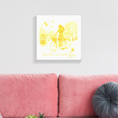 Goud Amsterdam Gebogen Bruggen Charme Canvas Afdruk (Insitu (Woonkamer))