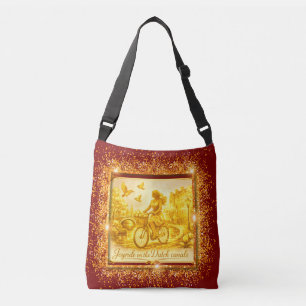 Goud Amsterdam Gebogen Bruggen Charme Crossbody Tas