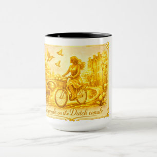 Goud Amsterdam Gebogen Bruggen Charme Mok