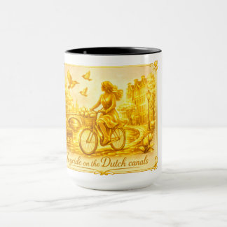 Goud Amsterdam Gebogen Bruggen Charme Mok
