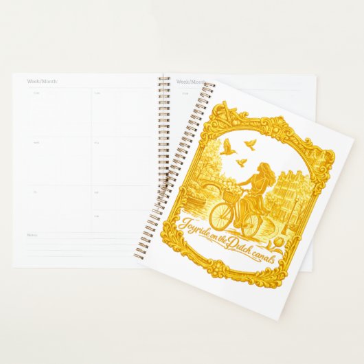 Goud Amsterdam Gebogen Bruggen Charme Planner (Display)