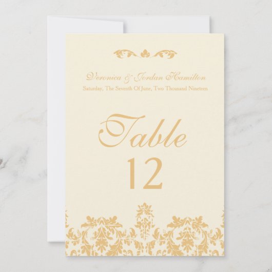  goud, Antiek Kaart (Achterkant)