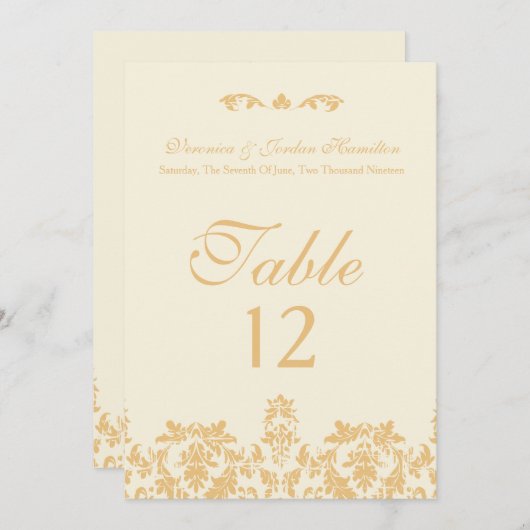  goud, Antiek Kaart (Voorkant / Achterkant)