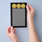 Goud armworstelen flyer (Hand)