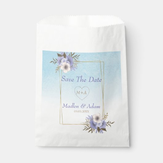 Goud Art Deco Lijst Bedankzakje (Voorkant)