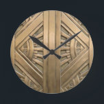 goud, art nouveau, art deco, , chic, elegant ronde klok<br><div class="desc">goud,  art nouveau,  art deco,  ,  chic,  elegant,  Victoriaans,  modern,  trendy</div>
