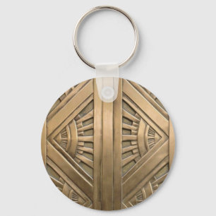 goud, art nouveau, art deco, , chic, elegant sleutelhanger