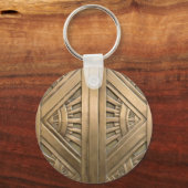goud, art nouveau, art deco, , chic, elegant sleutelhanger (Voorkant)