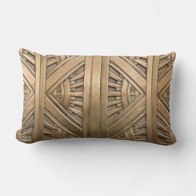 goud, art nouveau, art deco, , chic, elegant, vi kussen (Voorkant)