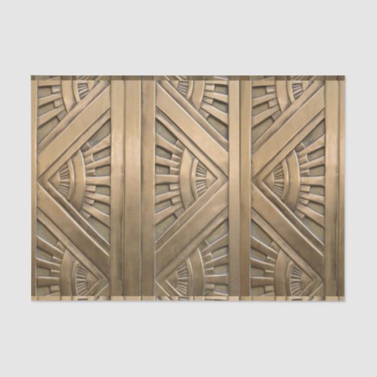 goud, art nouveau, art deco, , chic, elegant, vi tissuepapier (Voorkant)