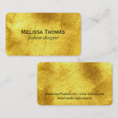 Goud | Artistiek Visitekaartje (Voorkant / Achterkant)