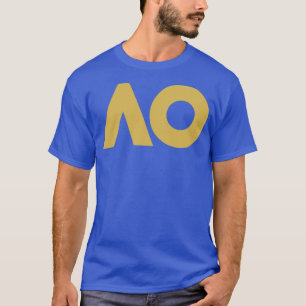 Goud australian open t.o.v. t-shirt