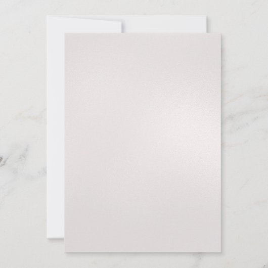 Goud Baby shower Kaart (Achterkant)