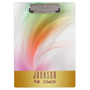 Goud badge Rainbow Waves Schilde Starburst Curves Klembord