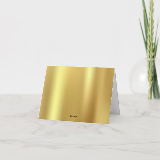 Goud bedankkaart (Achterkant)