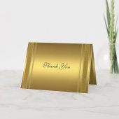 Goud Bedankt Card Gold (Voorkant)