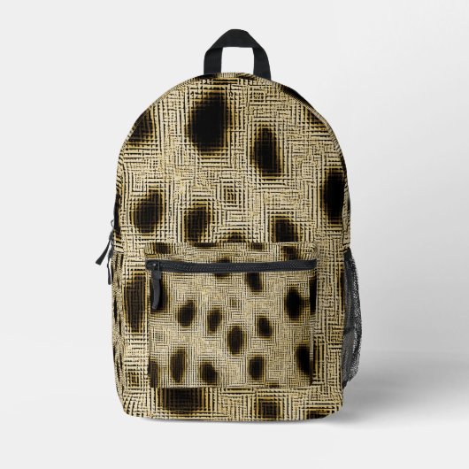 Goud Bedrukte Rugzak (Voorkant)