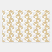 Goud Beige Eid Adha Mubarak Kaaba Schaap Inpakpapier Vel (Voorkant 3)