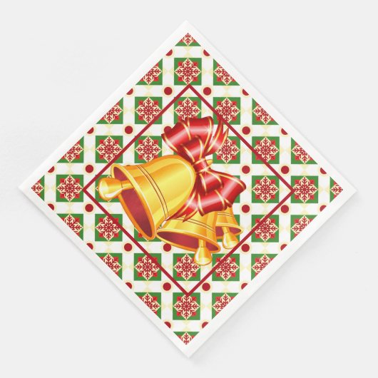 Goud Bells Servet (Hoek)