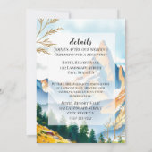 Goud Berg Landschap Kaart (Achterkant)