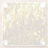 Goud Beveld Onderzetter van kristal (Achterkant)