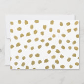 GOUD | BEWAREN VAN DE DATUM SAVE THE DATE (Achterkant)