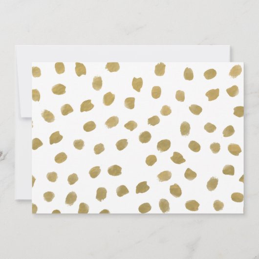 GOUD | BEWAREN VAN DE DATUM SAVE THE DATE (Achterkant)