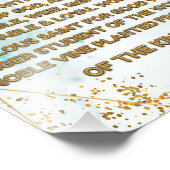 Goud Bijbelse Bevestigingen Acrostiek w_Schrift 2 Foto Afdruk (Hoek)