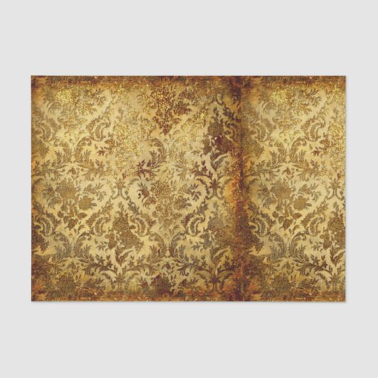 Goud, bijtend, , antiek, vochtig, elegant, chic, tissuepapier (Voorkant)